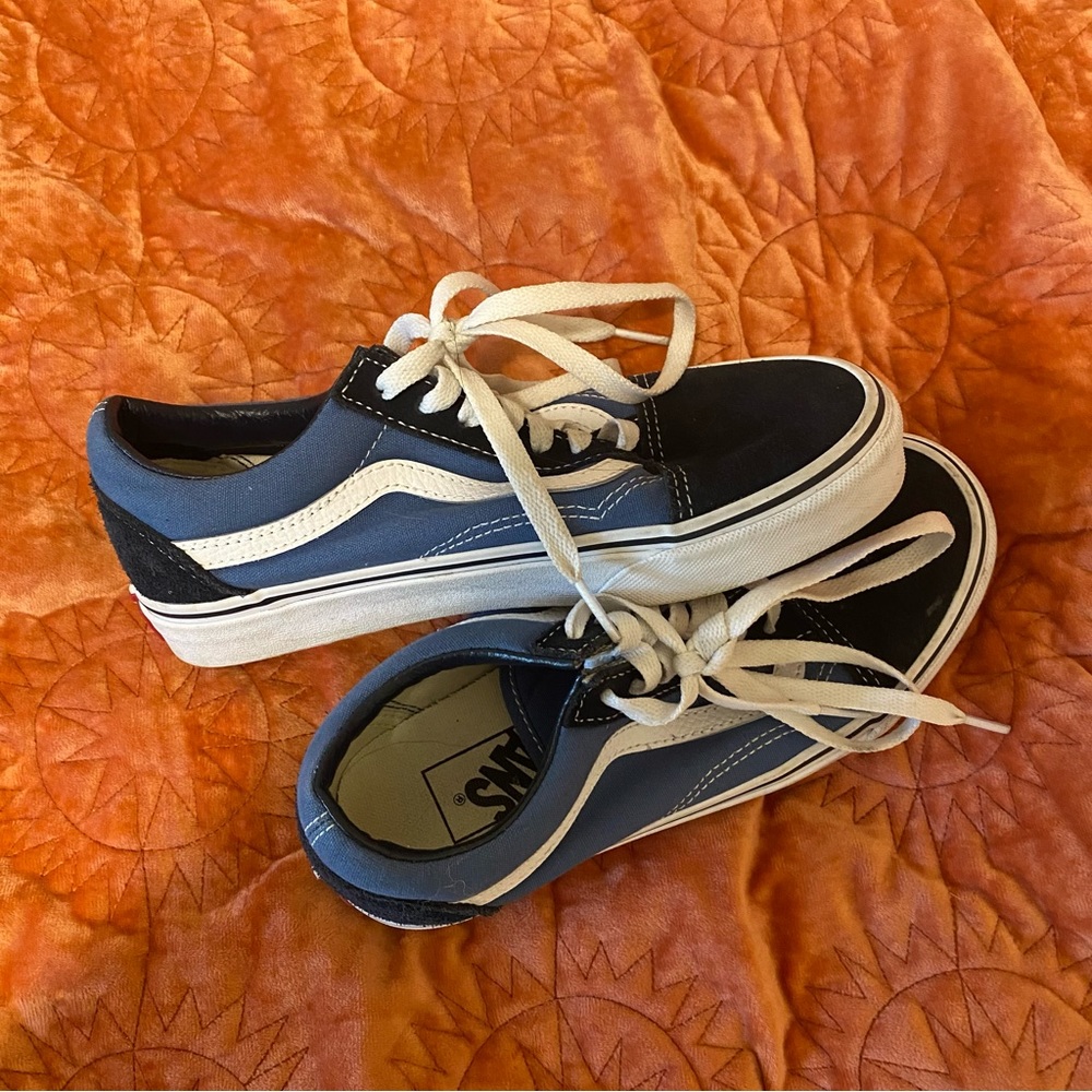 Blue & navy blue vans